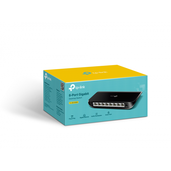 TP-LINK SWITCH 8-PORT GIGABIT SG1008D TP-LINK SWITCH 8-PORT GIGABIT SG1008D