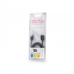 SAVIO CABLE USB 3.0A (M) TO USB Micro 3.0 TYPE B (M) 1M