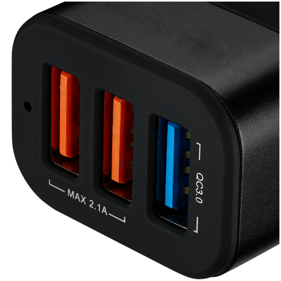 CANYON TRIPLE USB CAR CHARGER, 2.1 A C-07 CANYON TRIPLE USB CAR CHARGER, 2.1 A C-07