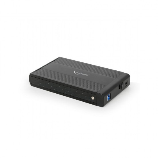 GEMBIRD STORAGE DRIVE ENCLOSURE 3.5" HDD BLACK