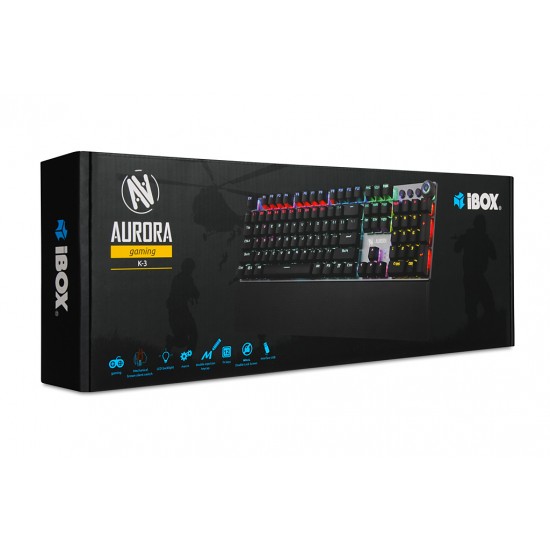 I-BOX AURORA K-3 WIRED GAMING MECHANICAL KEYBOARD I-BOX AURORA K-3 WIRED GAMING MECHANICAL KEYBOARD