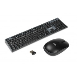 I-BOX DESKTOP PRO KIT WIRELESS MOUSE + KEYBOARD SET BLACK