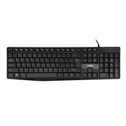 I-BOX WIRED KEYBOARD ERIS BLACK 1.8M