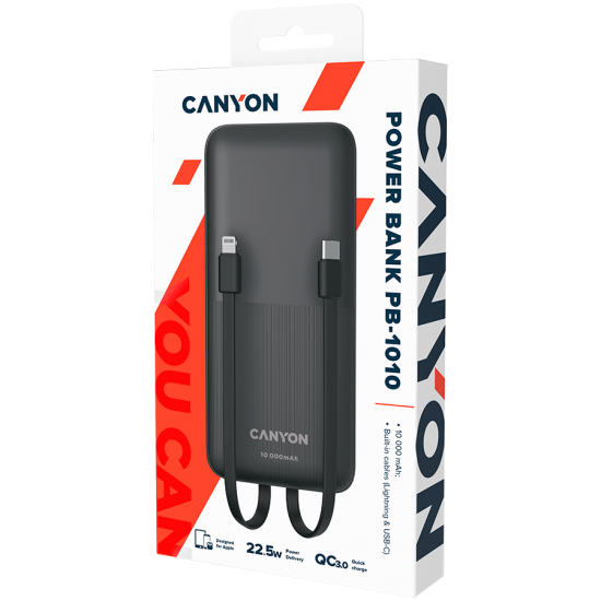 CANYON POWER BANK 10000 mA PB-1010