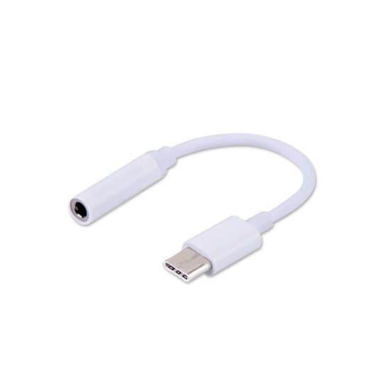 SAVIO AUDIO ADAPTER USB TYPE C 3.1 (M) TO JACK 3.5MM (F) WHITE SAVIO AUDIO ADAPTER USB TYPE C 3.1 (M) TO JACK 3.5MM (F) WHITE