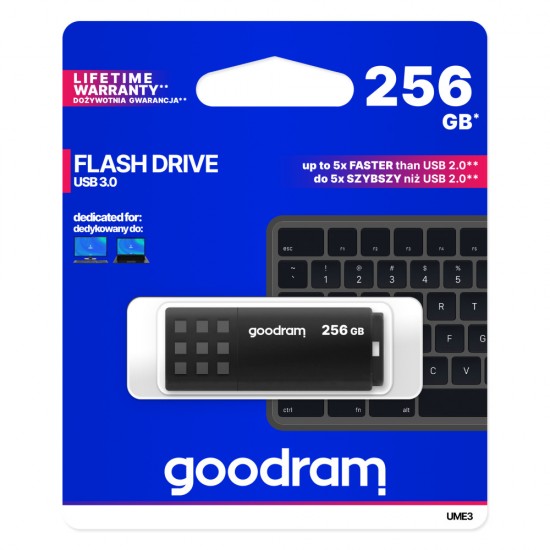 GOODRAM USB 3.2 GEN1 256GB BLACK GOODRAM USB 3.2 GEN1 256GB BLACK