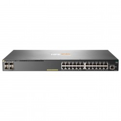 HPE Aruba Networking 2930F 24G PoE+ 4SFP+ Switch HPE Aruba Networking 2930F 24G PoE+ 4SFP+ Switch