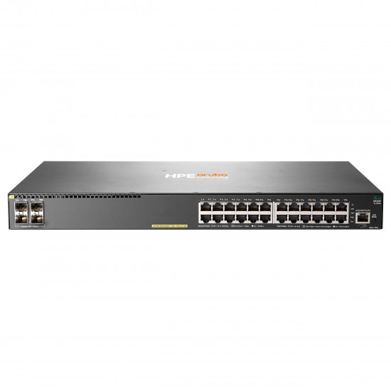 HPE Aruba Networking 2930F 24G PoE+ 4SFP+ Switch HPE Aruba Networking 2930F 24G PoE+ 4SFP+ Switch