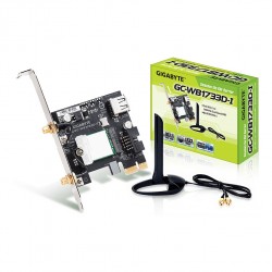 GIGABYTE GC-WB1733D-I WLAN & Bluetooth 5.0 (PCIe x1) GIGABYTE GC-WB1733D-I WLAN & Bluetooth 5.0 (PCIe x1)