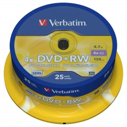 Verbatim DVD+RW Matt Silver