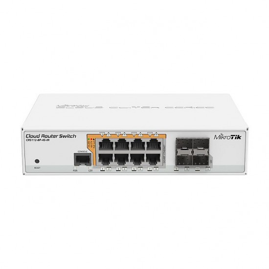 Mikrotik CRS112-8P-4S-IN network switch