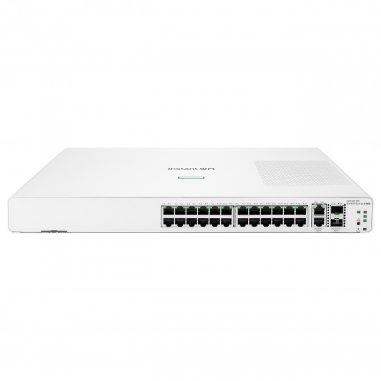 HPE Aruba Networking Networking Instant On Switch 24p Gigabit 2p 10GBT 2p SFP+ 1960