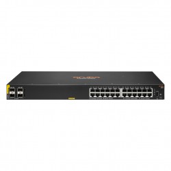 HPE Aruba Networking CX 6100 24G Class4 PoE 4SFP+ 370W Switch HPE Aruba Networking CX 6100 24G Class4 PoE 4SFP+ 370W Switch