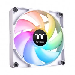 120mm Thermaltake CT120 ARGB Sync PC Cooling Fan White 500-2000rpm - 2Pack