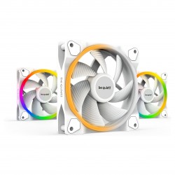 120mm be quiet! LIGHT WINGS White PWM Triple-Pack
