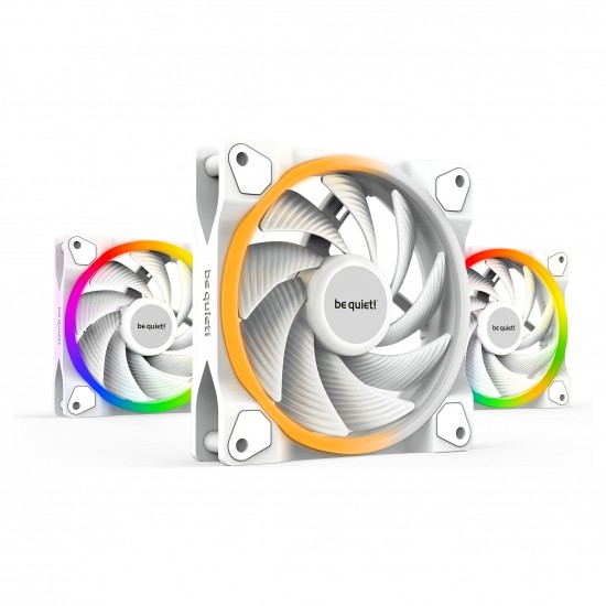 120mm be quiet! LIGHT WINGS White PWM high-speed Triple-Pack 120mm be quiet! LIGHT WINGS White PWM high-speed Triple-Pack
