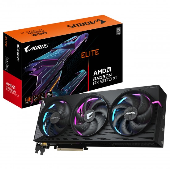 GIGABYTE AORUS Radeon RX 9070 XT ELITE 16G GIGABYTE AORUS Radeon RX 9070 XT ELITE 16G