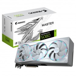 RTX 5080 16GB Gigabyte Aorus Master Ice GDDR7 3Fan white RTX 5080 16GB Gigabyte Aorus Master Ice GDDR7 3Fan white
