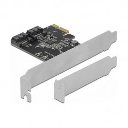 2 Port SATA PCI Express x1 Karte - Low Profile Formfaktor