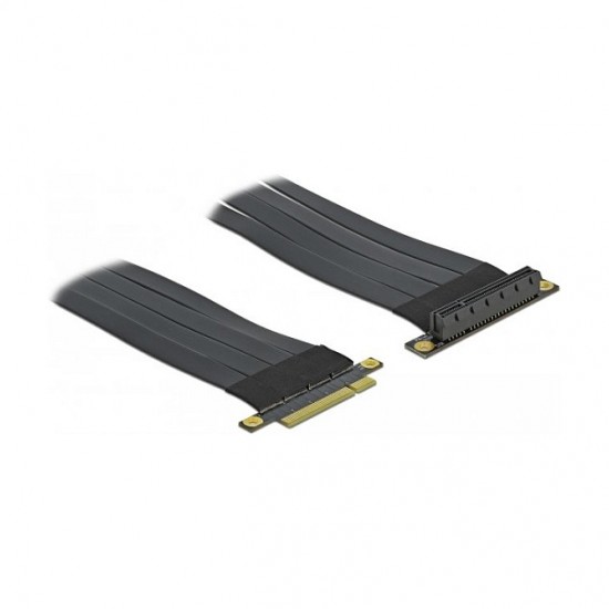 Riser Karte PCI Express x8 zu x8 mit flexiblem Kabel 30 cm Riser Karte PCI Express x8 zu x8 mit flexiblem Kabel 30 cm