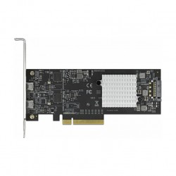 PCI Express x8 Karte zu 2 x extern SuperSpeed USB 20 Gbps (USB 3.2 Gen 2x2) USB Type-CTM Buchse - Low Profile Formfaktor