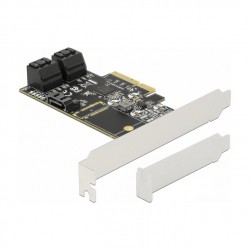 5 Port SATA PCI Express x4 Karte - Low Profile Formfaktor 5 Port SATA PCI Express x4 Karte - Low Profile Formfaktor
