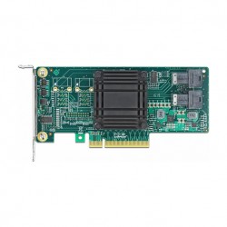 PCI Express x8 Karte zu 2 x intern SFF-8643 NVMe - Low Profile Formfaktor PCI Express x8 Karte zu 2 x intern SFF-8643 NVMe - Low Profile Formfaktor