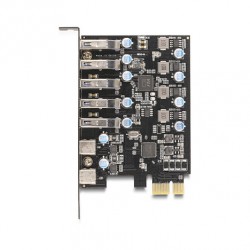 USB 5 Gbps PCI Express x1 Karte zu 5 x extern Typ-A + 2 x extern USB Type-CTM Buchse USB 5 Gbps PCI Express x1 Karte zu 5 x extern Typ-A + 2 x extern USB Type-CTM Buchse