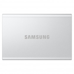 2TB Samsung Portable T7 Resurrected USB-C 3.1 (10Gb/?s) Silber externe Festplatte SSD