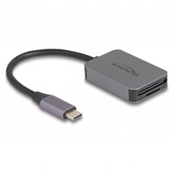 USB Type-CTM Card Reader im Aluminium Gehäuse für SD oder Micro SD Speicherkarten