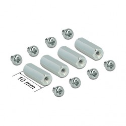 Befestigungsset M2.5 Abstandhalter 6-Kant Innen/Innen 10 mm für Raspberry Pi Befestigungsset M2.5 Abstandhalter 6-Kant Innen/Innen 10 mm für Raspberry Pi