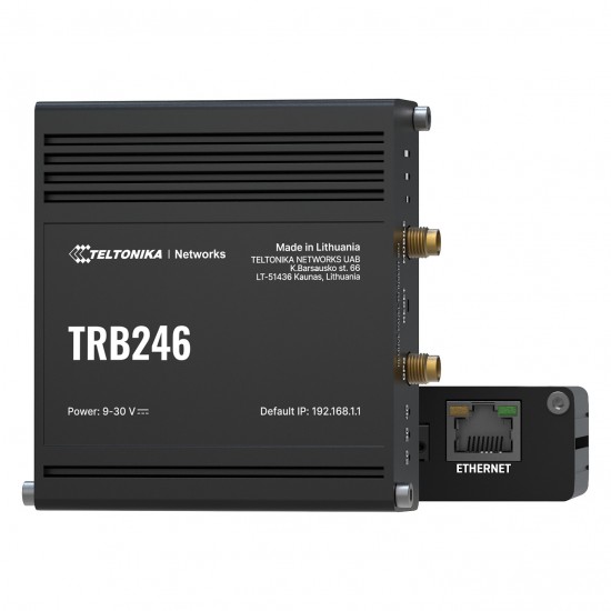 Teltonika NETWORKS TRB246 4G/LTE Industrial IoT Gateway