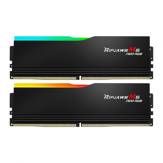 64GB G.Skill DIMM 6800 (2x 32 GB) Dual-Kit (schwarz, F5-6800J3445G32GX2-RM5RK, Ripjaws M5 RGB, INTEL XMP)
