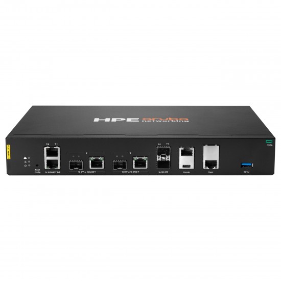 HPE Aruba Networking 9106 (RW) 2x SFP+ 2x Combo 2x PoE Hybrid Gateway gateway/controller