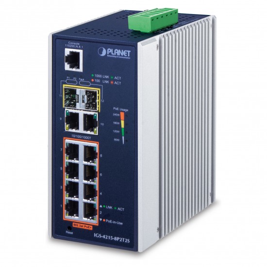 PLANET IGS-4215-8P2T2S network switch