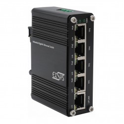EXSYS EX-62020PoE 5-Port Industrie Ethernet Switch PoE EXSYS EX-62020PoE 5-Port Industrie Ethernet Switch PoE