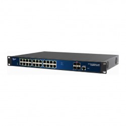 ALLNET Switch full managed Layer2+ 24 Port • 24x GbE • PoE Budget 370W • 24x PoE at • 4x SFP+ • 19 • JSON API • ALL-SG8628PMJ-10G