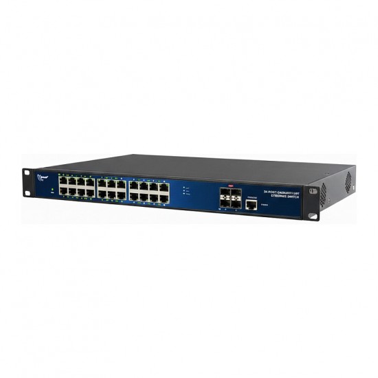 ALLNET Switch full managed Layer2+ 24 Port • 24x GbE • PoE Budget 370W • 24x PoE at • 4x SFP+ • 19 • JSON API • ALL-SG8628PMJ-10G ALLNET Switch full managed Layer2+ 24 Port • 24x GbE • PoE Budget 370W • 24x PoE at • 4x SFP+ • 19 • JSON API • ALL-SG8628PMJ-10G