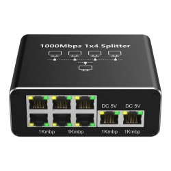 network splitter/switch 5 Port • 5x 1GbE • Lüfterlos • ALL-NS1005 network splitter/switch 5 Port • 5x 1GbE • Lüfterlos • ALL-NS1005