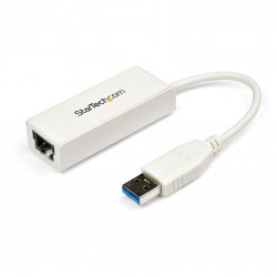 StarTech USB 3.0 auf Gigabit Ethernet Lan Adapter - 10/100/1000 NIC Netzwerkadapter - USB SuperSpeed auf RJ45 Stecker/Buchse