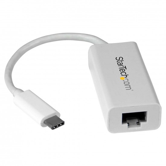 StarTech US1GC30W USB 3.0 Type C to Gigabit Ethernet Adapter White