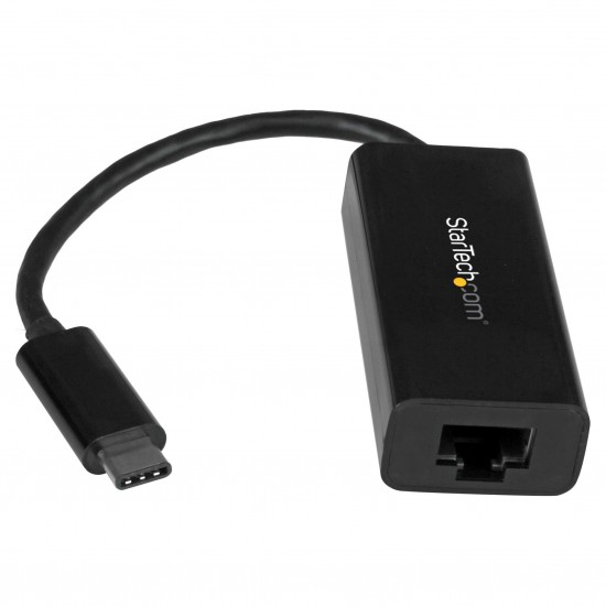 StarTech USB-C to Gigabit Ethernet Adapter - Black - Thunderbolt 3 Port Compatible - USB Type C Network Adapter StarTech USB-C to Gigabit Ethernet Adapter - Black - Thunderbolt 3 Port Compatible - USB Type C Network Adapter
