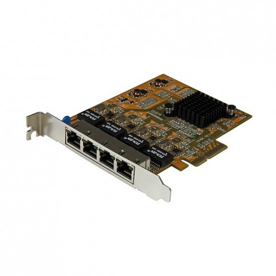 STARTECH.COM 4 Port PCIe Gigabit Netzwerkkarte - Quad Port PCI Express GbE NIC STARTECH.COM 4 Port PCIe Gigabit Netzwerkkarte - Quad Port PCI Express GbE NIC