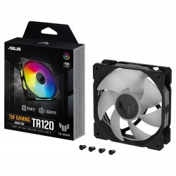 120mm ASUS TUF GAMING TR120 ARGB Gehäuselüfter schwarz, 120 mm, PWM