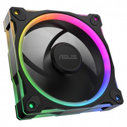 120mm ASUS PRIME MR120 ARGB Reverse Gehäuselüfter schwarz, 120 mm, PWM