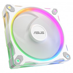 120mm ASUS PRIME MR120 ARGB Reverse Gehäuselüfter weiß, 120 mm, PWM