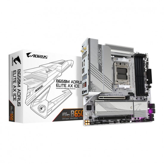 GIGABYTE B650M AORUS ELITE AX ICE motherboard