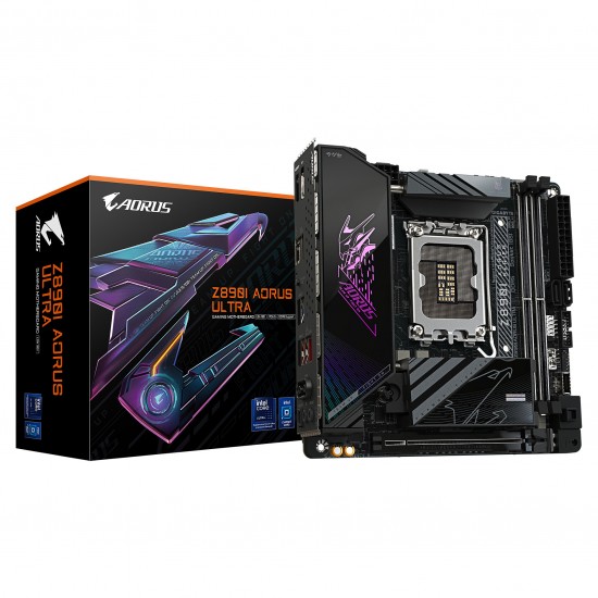 Z890I AORUS ULTRA (Z890.S1851.mITX.DDR5) Z890I AORUS ULTRA (Z890.S1851.mITX.DDR5)