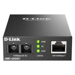 D-Link DMC-G02SC/B network media converter