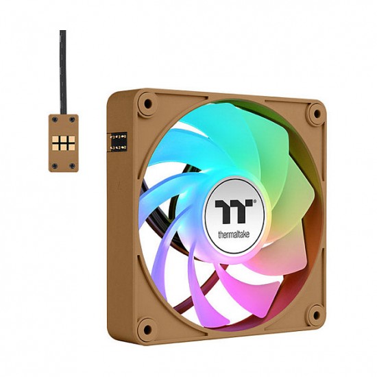 120mm Thermaltake CT120 EX Reverse ARGB Sync PC Cooling Fan Gravel Sand 3 Pack